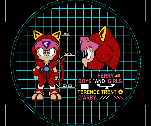 Mimi the Robocat - Retro Gaming Girl Power