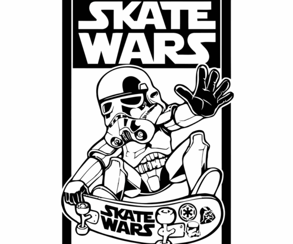 Stormtrooper Skateboarding - Skate Wars