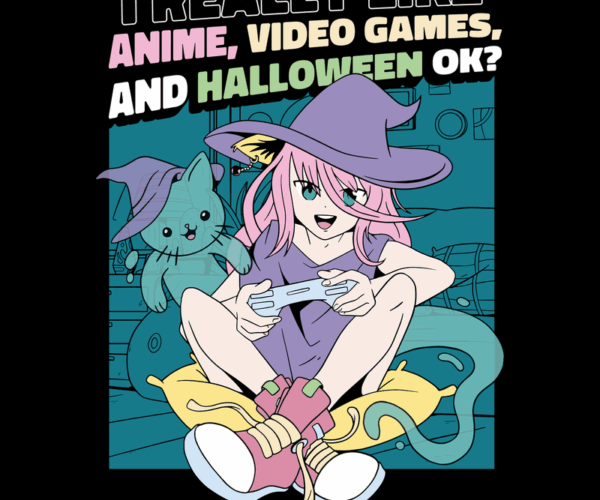 Anime Witch Gamer - Halloween Edition