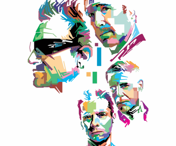 U2 Band - WPAP Pop Art Portrait