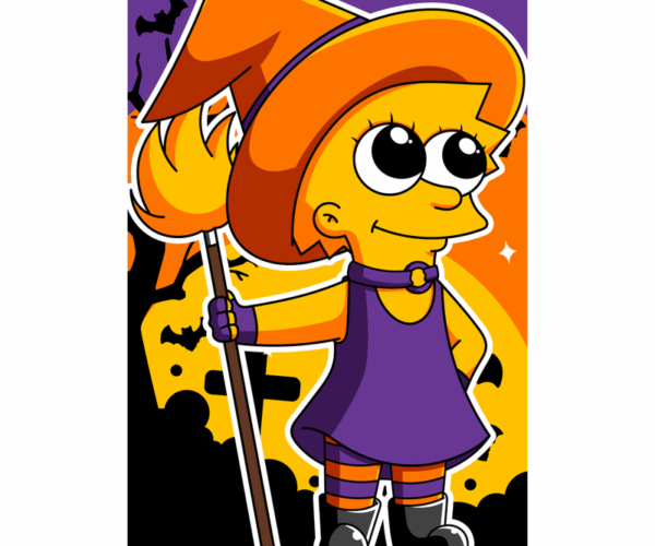 Lisa Simpson Witch - Halloween Spooktacular