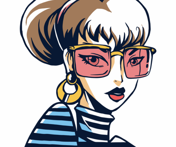 Retro Girl - Pop Art Chic