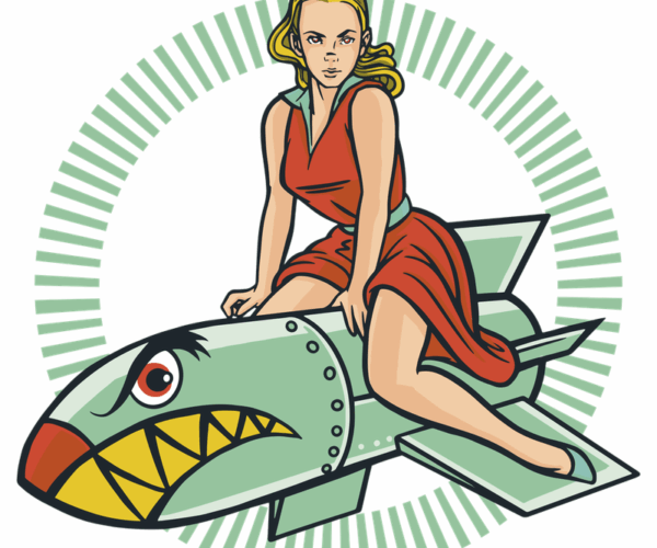 Bombshell Betty - Atomic Pin-Up