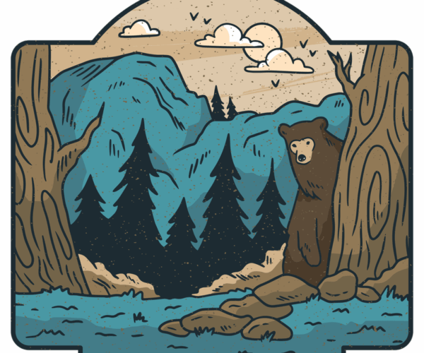 Grizzly Guardian - Mountain Majesty