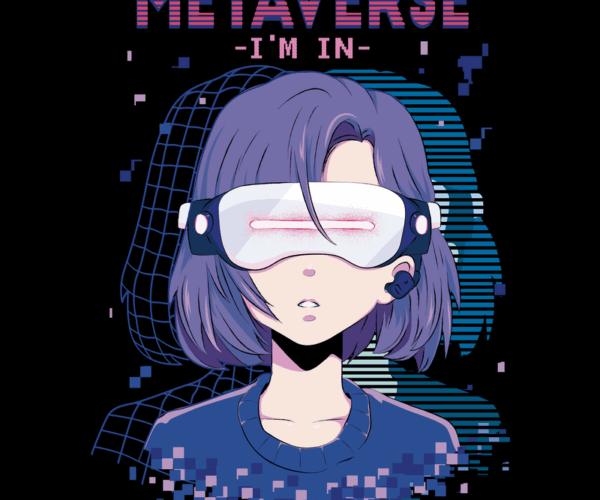 Metaverse Girl - Digital Dreamscape