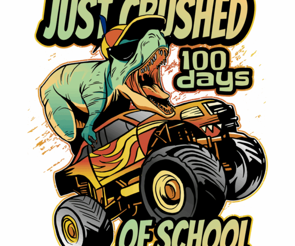 Dino-mite Monster Truck - 100 Days of School Celebration