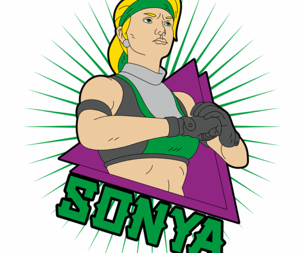 Sonya Blade - Retro Gaming Icon