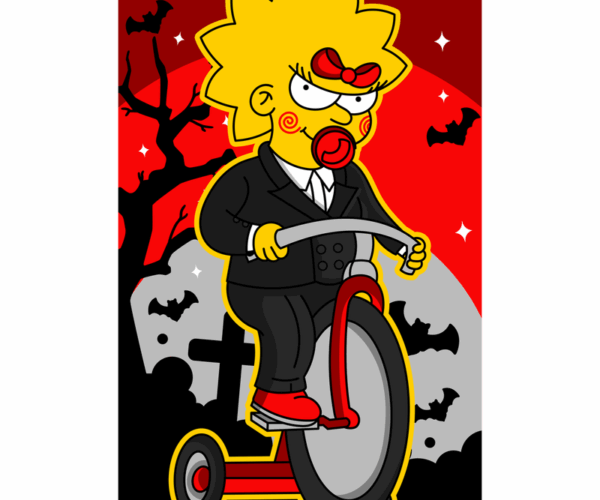 Lisa Simpson -  Gothic Halloween Ride