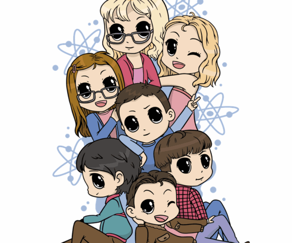 The Big Bang Theory Chibi Crew - Geek Chic