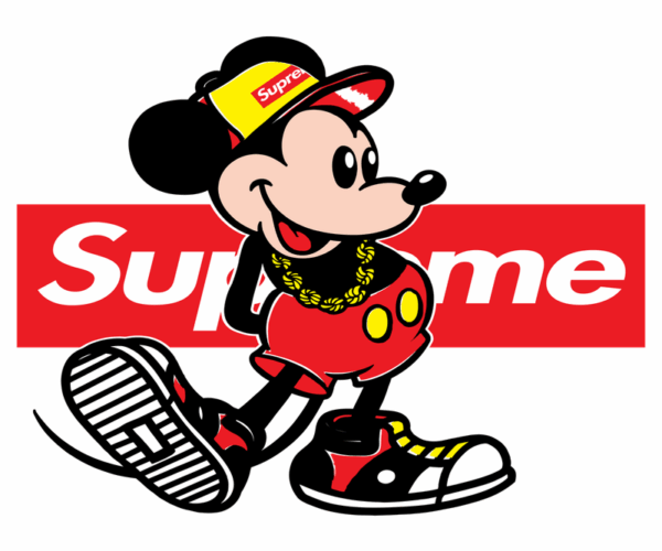 Mickey Mouse Supreme - Streetwear Icon