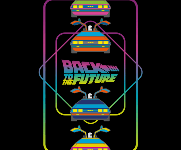 DeLorean Time Machine - Back to the Future Trilogy