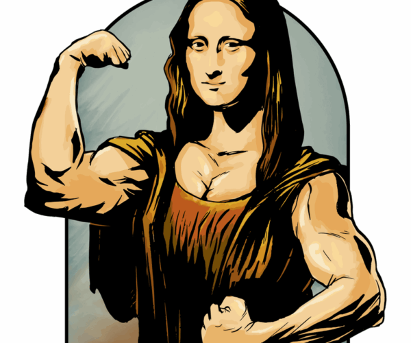 Mona Lisa - Musclebound Masterpiece