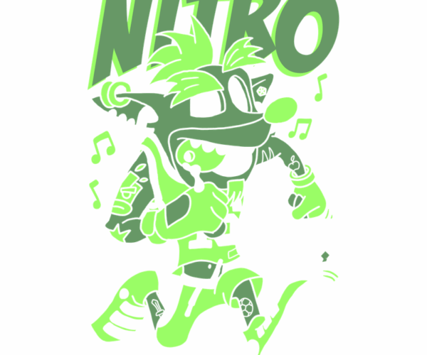 Nitro Bandicoot - Green Thunder