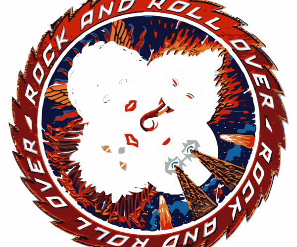 KISS Rock and Roll Over - Flaming Faces