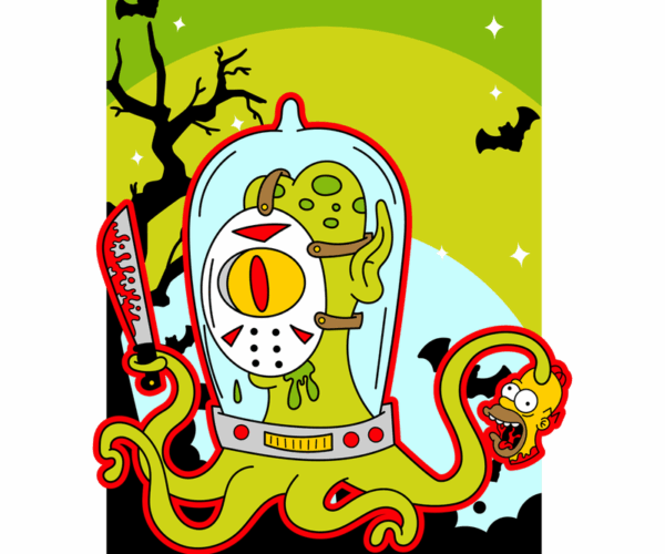Alien Octopus - Halloween Horror