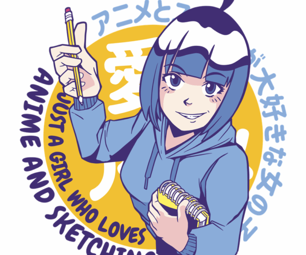 Anime Girl - Sketching Enthusiast
