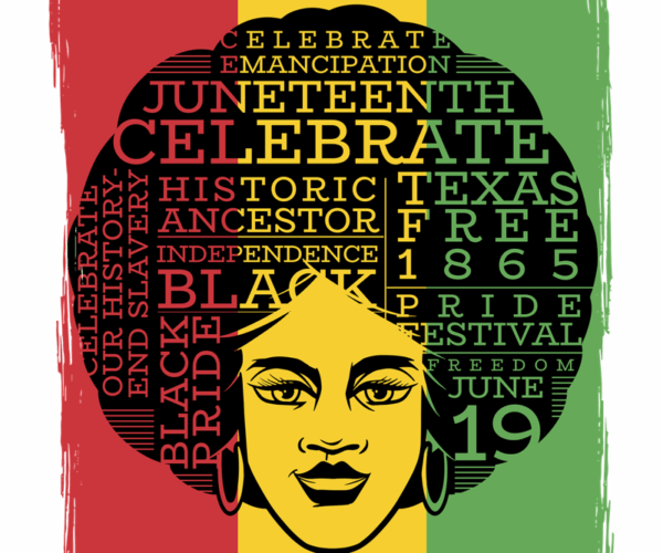Juneteenth Afro - Celebration of Freedom