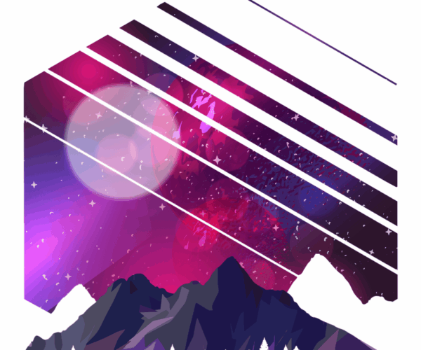 Cosmic Peaks - Nightscape Majesty