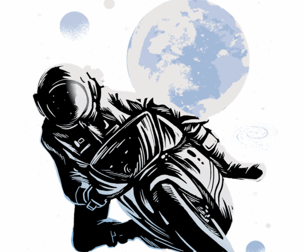 Astronaut on a Motorcycle - Cosmic Ride