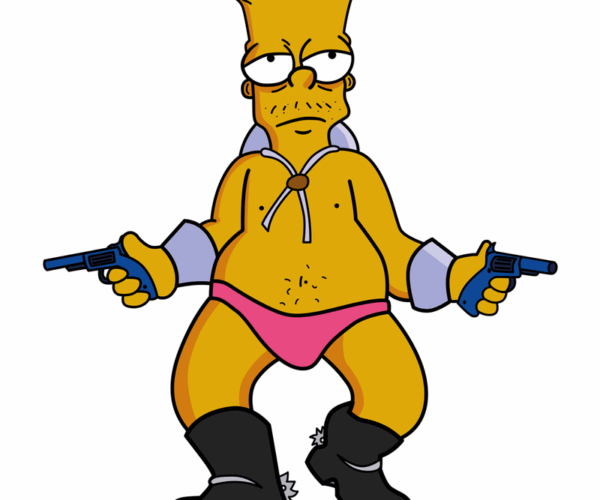 Bart Simpson - Wild West Outlaw