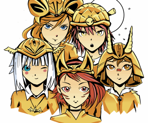 Golden Guardians - Anime Knight Squad