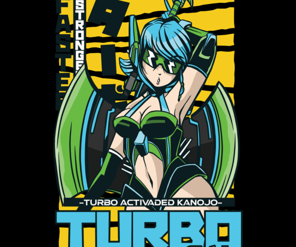 Turbo Gal - Cyberpunk Anime Warrior