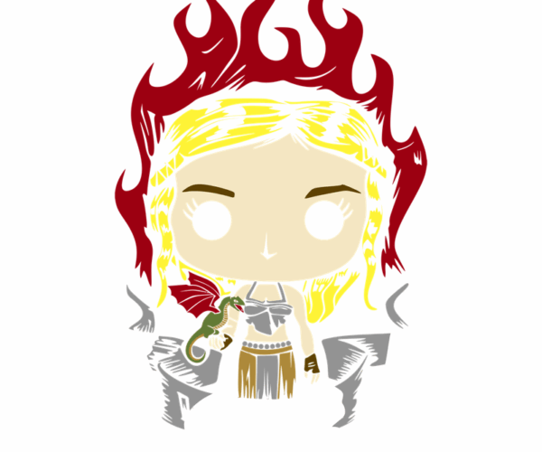 Daenerys Targaryen - Chibi Fire Queen