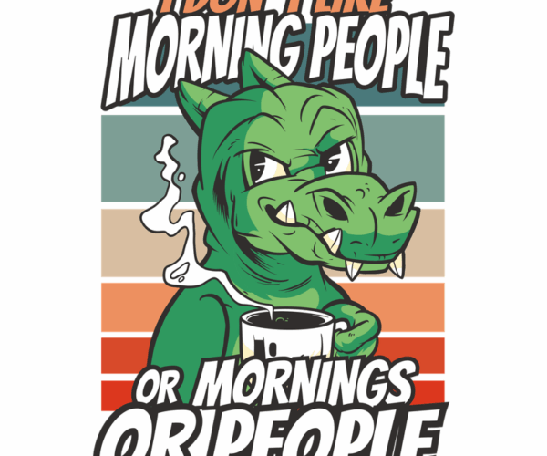 Grumpy Dragon - Coffee Lover's Lament