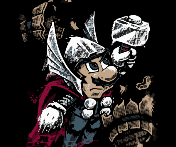 Thor-gario - Mushroom Kingdom Avenger