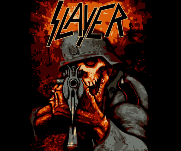 Slayer Skull - War-Torn Metalhead