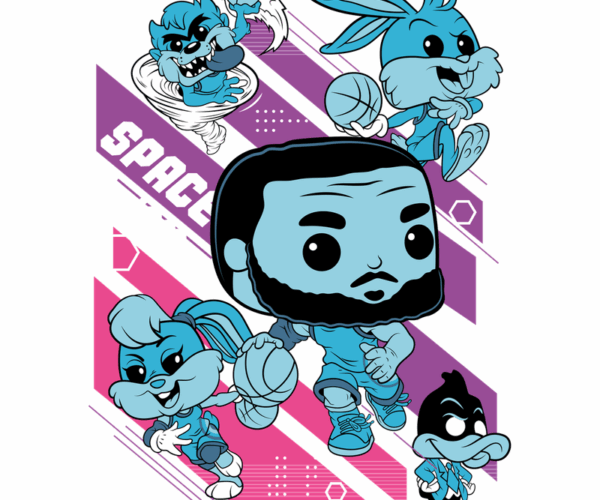 LeBron James & Looney Tunes Space Jam: Pop! Vinyl Fusion
