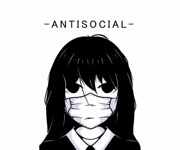 Antisocial Anime Girl - Mask-Wearing Melodrama