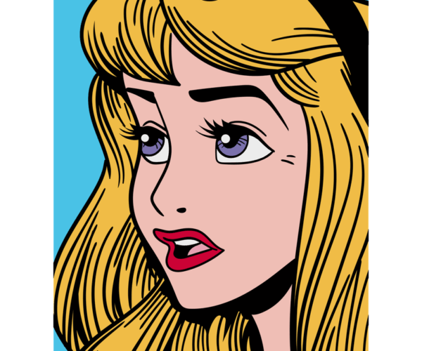 Aurora Pop Art - Classic Disney Princess
