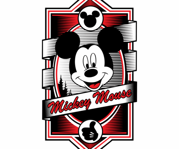 Mickey Mouse - Vintage Emblem