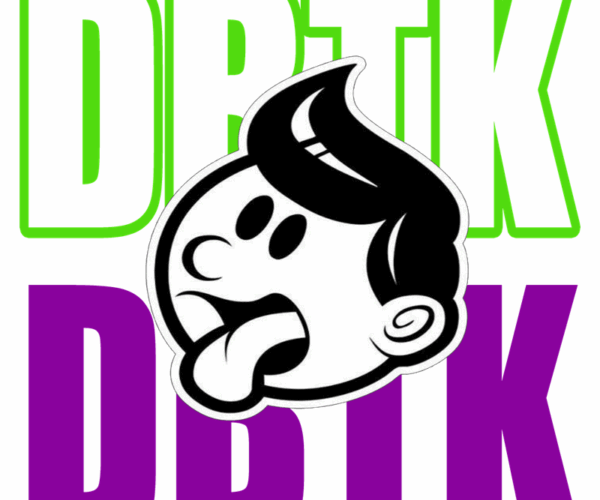 DBK Tongue Out Kid - Retro Pop Art