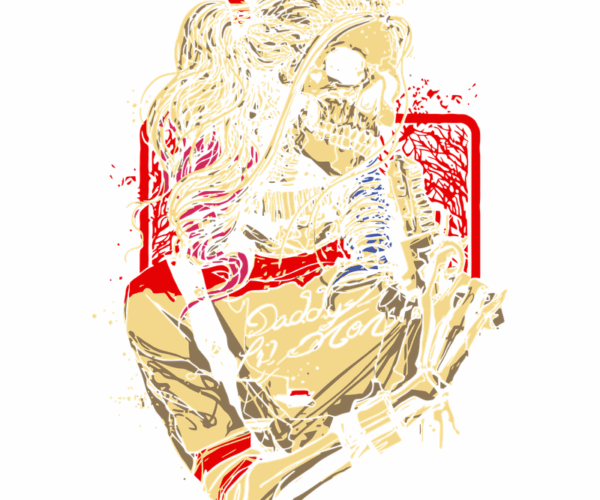 Harley Quinn Skull - Post-Apocalyptic Punk