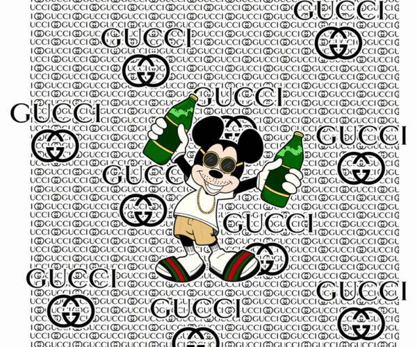 Mickey Mouse Gucci Gangster - Streetwear Remix