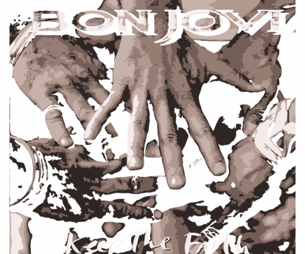 Bon Jovi Hands - Keep the Faith Album Art