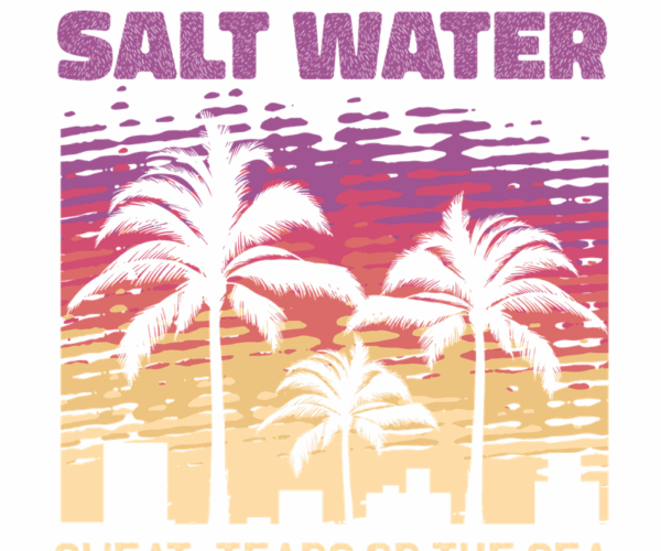 Salt Water Sunset - Beach Vibes