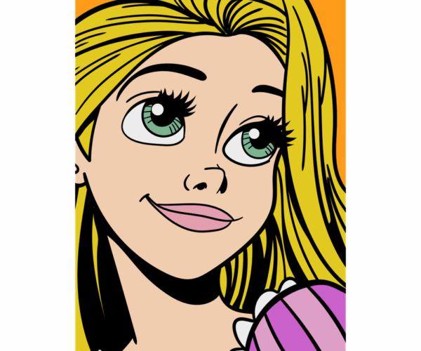 Rapunzel - Pop Art Princess