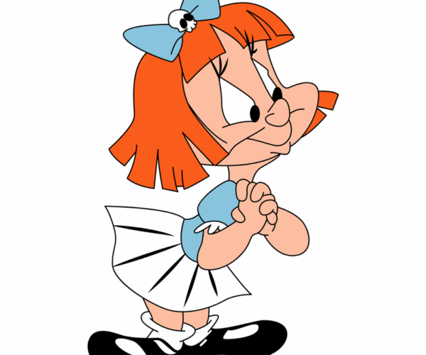 Spooky Sweetheart - Mischievous Cartoon Girl