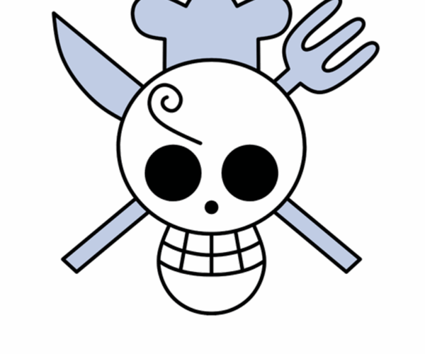 Chef Skull - One Piece Sanji's Jolly Roger
