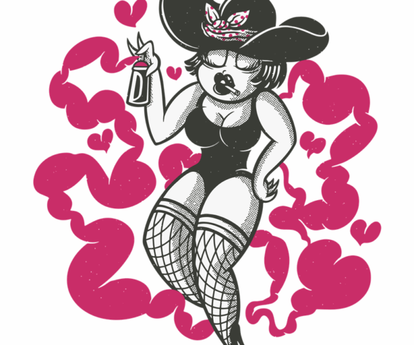 Graffiti Girl - Pin-Up Punk