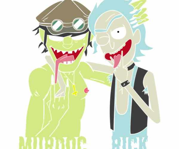 Murdoc Niccals & Rick Sanchez - Punk Rock Crossover
