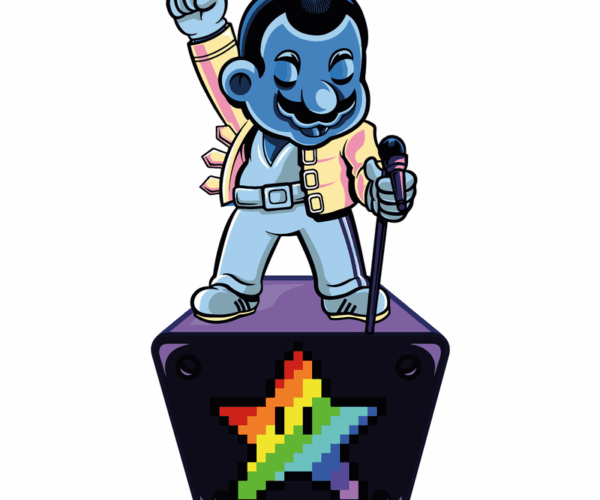 Super Mario Freddie Mercury -  Pixelated Rhapsody