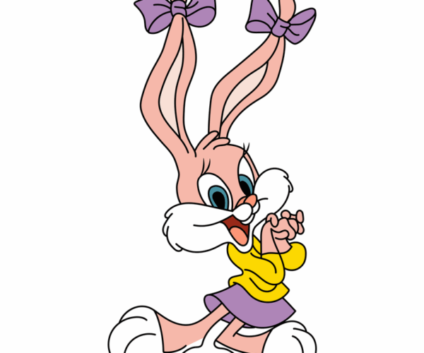 Babs Bunny - Energetic Cartoon Charm