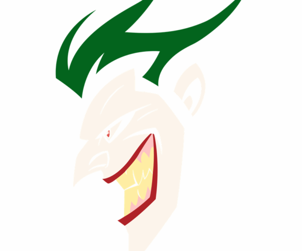 Joker's Grin - Profile Portrait