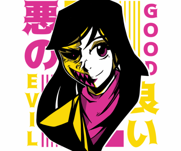 Dual-Faced Maiden - Good vs. Evil