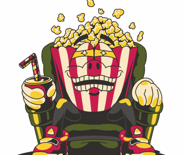 Popcorn Guy - Movie Night Delight