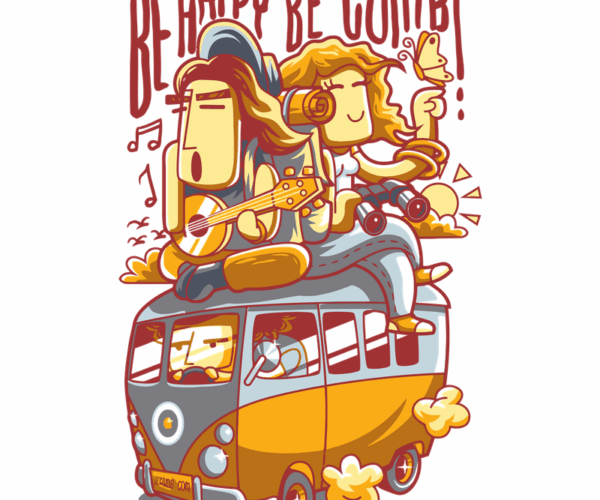 Happy Camper Van -  Groovy Road Trip